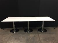 Small parchment table for hire for functions